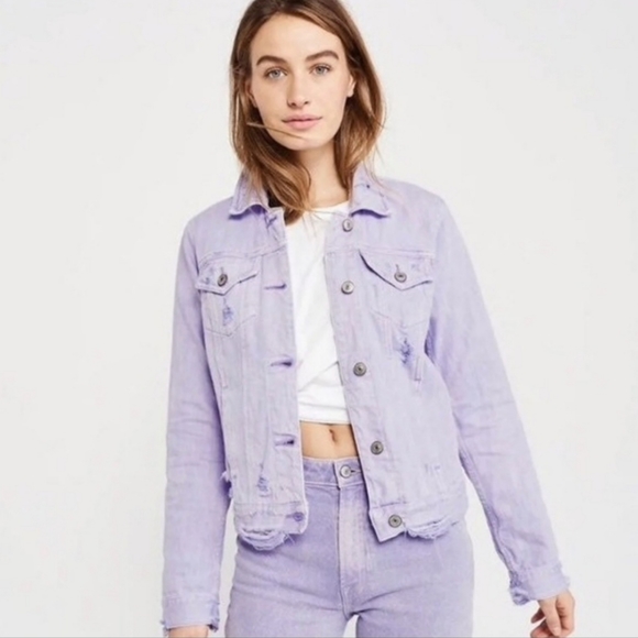 a\u0026f jean jacket, super sell Save 85 
